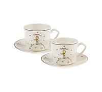 Karaca Petit Prince 2 Tasses à Café 80 ml Tasses à Moka Tasses à Expresso en Porcelaine, Décorative, Café moderne, café turque, café au lait, türk kahvesi