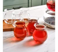 KARACA Refikadan Tatlıcan Ensemble de verres à thé, 6 pièces pour personnes Service à thé-6 pièces Verre à thé turc résistant au lave-vaisselle Verres à thé turcs, Design unique, Pratique