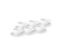 KARACA Seashell Cay Bardagi Tasse à thé turc pour 6 personnes 200 ml avec soucoupe, ensemble Cay Bardagi Thé turc, Design élégant, Design de qualité supérieure
