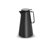 Karaca Thermoglass Lina - Théière isotherme de 1 l avec insert en verre - Bouteille isotherme en plastique - 12 heures de chaud et 24 heures de froid - Théière isotherme avec couvercle anti-fuite