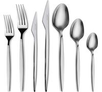 Karaca Thor Set de couverts 84 pièces pour 12 personnes dans une boîte élégante Couverts stylés et de haute qualité pour un art de la table exigeant
