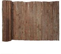 KARAT Brise-Vue en écorce d'arbre - Clôture en Bois - canisse d'écorce comme clôture d'intimité - Palissade en Bois Robuste et résistant aux intempéries (200 x 300 cm)