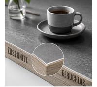 KARAT Film de protection de table, transparent mat, avec bords biseautés, nappe sur mesure, taille au choix, impérial, l x L : 120 x 80 cm