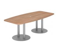 KARAT S 22 S - Karat Noyer avec pied à socle/argent 220 x 103