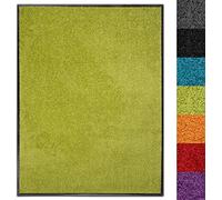 KARAT - Tapis Anti-salissures - Paillasson de Porte Lavable et Ultra Absorbant - Tapis de Porte Dos et Surface antidérapant - Use&Wash, 60 x 90 cm, Lemon 110