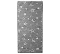 KARAT Tapis de couloir Dots&Stars - 80 x 100 cm - Tapis pour enfant garçon et fille - Tapis de jeu pour chambre d'enfant, salon, chambre à coucher (étoiles grises)