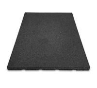 KARAT Tapis de Protection Contre Les Chutes - Play Protect - Tapis de Protection du Sol Universel & résistant aux intempéries avec Drainage pour Aire de Jeux et Jardin (Noir, 50x50x2.5 cm)