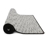 KARAT Tapis Geneva - Couloir sur Mesure Vendu au Mètre - Pour Cuisine, Couloir et Salon (80 x 350 cm, Anthracite)