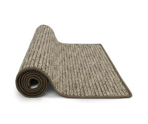 KARAT Tapis Geneva - Tapis de couloir sur mesure - Vendu au mètre - Tapis de couloir - Tapis de cuisine - Tapis pour cuisine, couloir et salon (80 x 150 cm, marron clair)