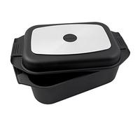 Karcher 121749 Sauteuse en fonte d’aluminium 2en1 (8,7 litres, avec couvercle et gants de cuisine, 41,5 x 25,5 cm) noire