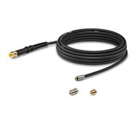 Kärcher Kit de nettoyage PC 7.5 pour nettoyeur haute pression (longueur : 7,5 m), effet de nettoyage à 360° grâce à la buse rotative en laiton et acier inoxydable, tuyau flexible de qualité, noir