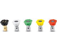 Karcher 8.641-031.0 Lot de 5 Buses de pulvérisation à raccord Rapide pour Nettoyeur Haute Pression à gaz, 275,8 Bars