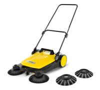 Balayeuse 2 en 1 Kärcher S 4 Twin, Jaune/Noir, (débit de Surface Max. : 2400 m²/h, 2 brosses latérales, bac de Balayage : 20 l, Largeur de Travail : 680 mm) + Jeu de brosses latérales