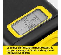 Karcher Batterie Power 18V 5 Ah + Chargeur Rapide avec Écran LCD