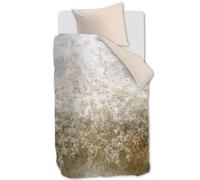 KARDOL by Beddinghouse Set de linge de lit simple FLORESENCE 140 x 200 cm, naturel, satin de coton, Kardol