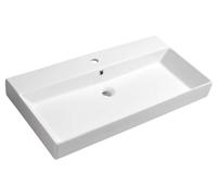 Sapho Kare - Meuble-lavabo Kare 85x46 cm, avec un trou pour robinet, blanc 17085