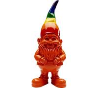 KARE Design Deco Figurine de Nain Arc-en-Ciel, Orange, Moderne, idée Cadeau, Accessoires décoratifs pour la Maison, décoration de Chambre, décoration d'intérieur pour Salon, Chambre à Coucher, Bureau