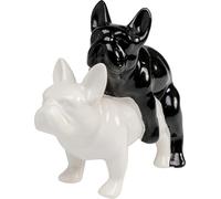 KARE Design Deco Figurine Love Dogs Dolomite - Statue d'animal Moderne - Cadeau - Accessoires de décoration - Décoration de Chambre, Bureau à Domicile pour Le Salon - 17 x 11 x 20 cm (H x l x P)