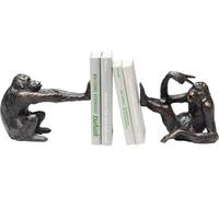 KARE Design, figurine de singe, bronze, couleur marron, résine, finition mate, dimensions : 20 x 10 x 17 mm