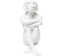 Kare Design Figurine Décorative Dog Marc, Cream, Animal Chien, Sculpture, Deco Intérieur, Decoration Chambre, Salon, Maison, Cadeau, 33 x 26 x 17 cm