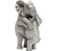 Kare Design Figurine Décorative Elephant Hug, Couple de deu x Éléphants Embrassant, Sculpture, Deco Intérieur, Decoration Chambre, Salon, Maison, Cadeau, 36 x 22 x 15 cm