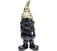 KARE Design Figurine Décorative Nain Standing, Noir-Doré, Élégante, Sculpture, Deco Intérieur, Decoration Chambre, Salon, Maison, Cadeau, 30 x 10 x 12 cm