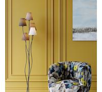 KARE Design Flexible Mocca Lampadaire E14 à 5 sources lumineuses, 36193,
