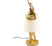 Kare Design Lampe Animal Lapin 50cm dorée et Beige