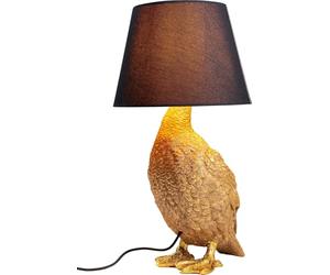 Kare Design Lampe de Table Animal Duck, Noir, 58x30x36 cm | Luminaire d’intérieur décoratif, motif animal, lampe sculpture pour décoration intérieure