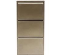 Kare Design Meuble à chaussures basculant Caruso 3,Bronze, 103x50x14 Cm, Petit meuble meuble à chaussures basculant accessoire déco, Armoire à chaussures pour la maison, Design moderne, Entrée