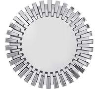 Kare Design Miroir Sprocket, Verre, Rond, Grand, Forme Comme un Soleil, Diamètre 92 cm, Miroir Mural, Deco Intérieur, Decoration Chambre, Salon, Couloir