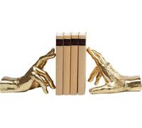 KARE Design, modèle "Fingers", couleur or, résine, finition brillante, dimensions : 140 x 155 x 212 mm