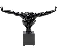 Kare Design Objet Décoratif Athlète, Noir, Marbre Sculpture 29x43x15 cm