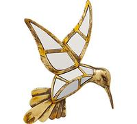 Kare Design Objet mural Hummingbird Mirror, Effet miroir, 32x27x4 Cm, Décoration murale objet mural accessoire déco, Déco murale pour la maison, Effet 3D, Statement, Motif animal sculptural, Salon