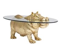 Table basse hippopotame doré Kare Design