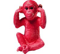 Kare Design Tirelire Singe Kikazaru Rouge