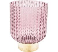 Kare Design Vase Barfly Berry, Rose et Or, Verre, Pour Fleur, Arrangements Floraux, Decoratif, Deco Intérieur, Décoration Chambre, Salon, Couloir, Cadeau, 25x18x18cm