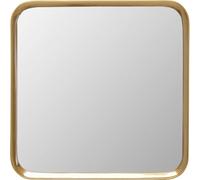 Kare Design Vincenza Miroir Mural doré avec Cadre pour Chambre à Coucher, Salon, Couloir, 63 x 63 cm (L x l)