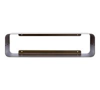 Kare Étagère Murale Design Lounge XS, Bronze, 58 x 15 x 15 cm, Console TV, étagère Murale, Design Minimaliste, Flottante, Acier, Industriel, Moderne, Salon