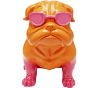 Kare Figurine Design Fashion Dog - Rose - Objet décoratif - Motif Chien - Peint à la Main - 37 x 24 x 43 cm (H x l x P)