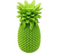 Kare Grand Vase Design Ananas Peint à la Main - Vase décoratif de Table - pour Salon, étagères, Exotique - 30 x 15 x 15 cm (H x l x P)