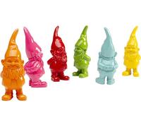 Kare Lot de 6 Figurines décoratives Design - Multicolore - Accessoire de Maison - Motif Nain - 11 x 4 x 4 cm (H x l x P)