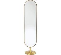 Kare Miroir sur Pied Curve 172x38cm Laiton Design