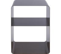 Kare Table d'appoint Design Lounge S, Bronze, 38 x 33 x 53 cm, Design Minimaliste, Table de Chevet, Acier, Industriel, Moderne, Salon