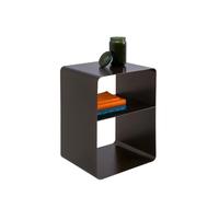 Kare Table d'appoint Design Lounge S, Bronze, 38 x 33 x 53 cm, Design Minimaliste, Table de Chevet, Acier, Industriel, Moderne, Salon