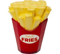 Kare Tabouret Design Pommes Rouge/Jaune 40 x 32 cm Motif Frites Charge maximale 110 kg Tabouret décoratif Salon
