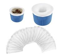 KARELLS Chaussette Filtre Piscine, Chaussettes de Skimmer de Piscine, 20 Pièces Pool Skimmer Socks pour Attraper Les Feuilles d'arbre,Piscine Et protégez la Piscine Propre