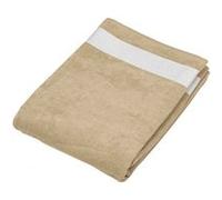 Kariban - Drap de plage coton - K118 - beige - couleur:Beige Beige G