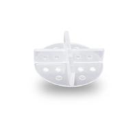Karl Dahm Croisillon de Carrelage en Croix 3 mm, Transparent 100 Pièces I Croix de Joint avec Base I Idéal Carreaux Céramique et Pierre Naturelle I Aide à la Pose et Accessoires de Carrelage - 12620
