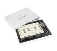 Karl Dahm Edplit UP Robinet d'évier complet - Plaque de commande invisible carrelée avec fixation magnétique - Compatible avec Geberit Sigma, Delta & Tece - Montage encastré pour salle de bain moderne